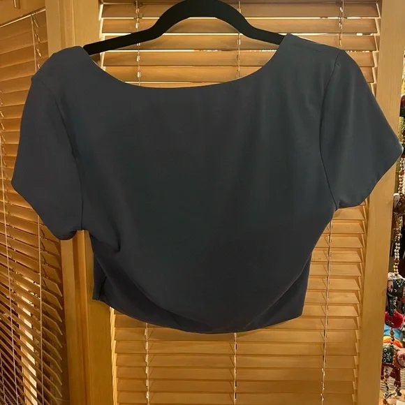 Aerie blue crop top - Picture 3 of 4